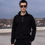 Джемпер. Кофта HUGO-Black | С застібкою