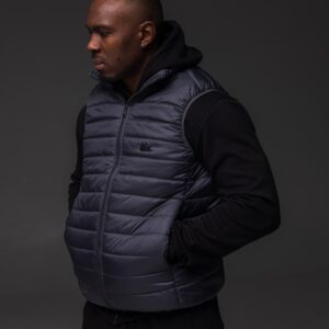 Жилетка чоловіча lite black Lacoste графіт.