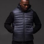Жилетка чоловіча lite Lacoste графітова.